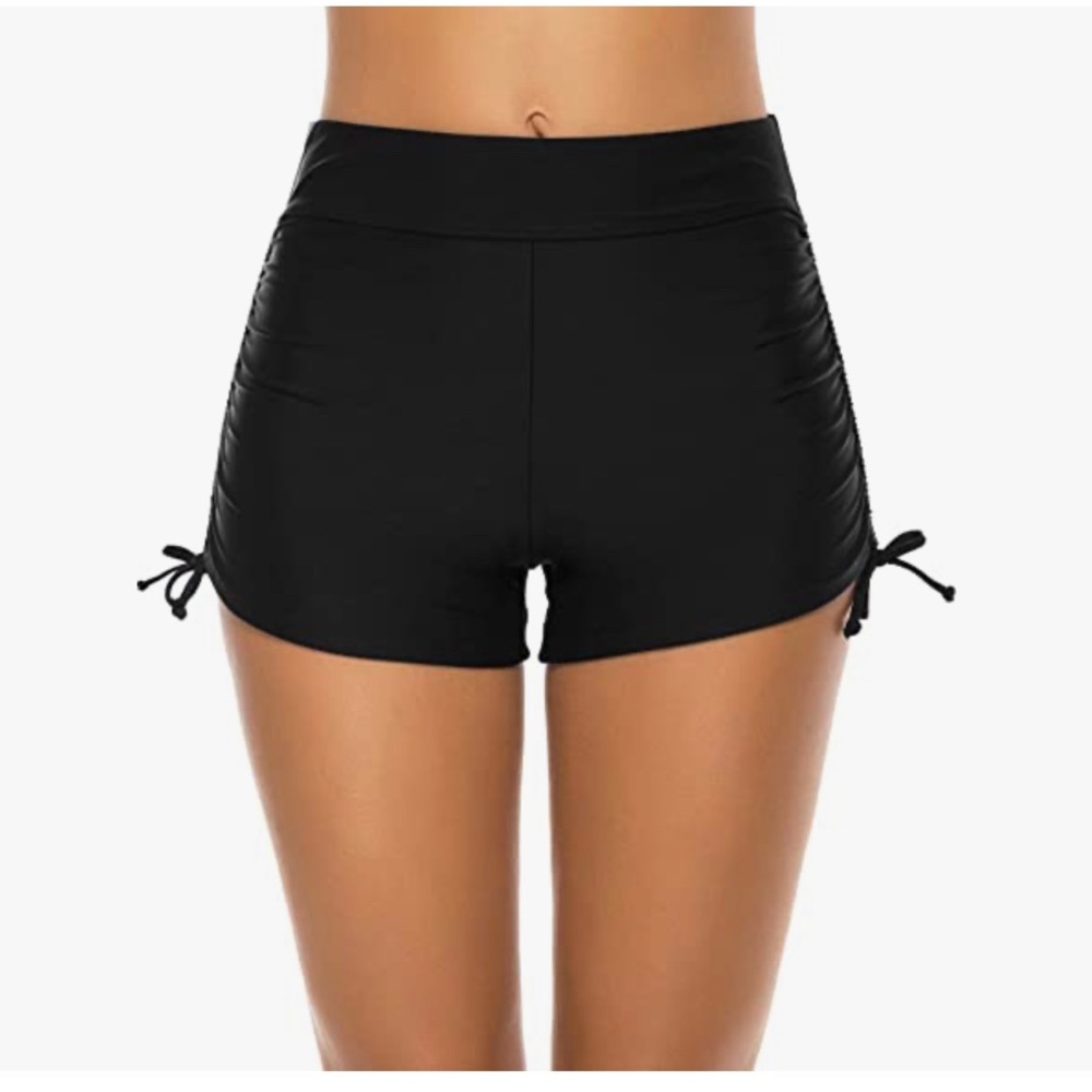 Women’s Black Bikini Boyshorts